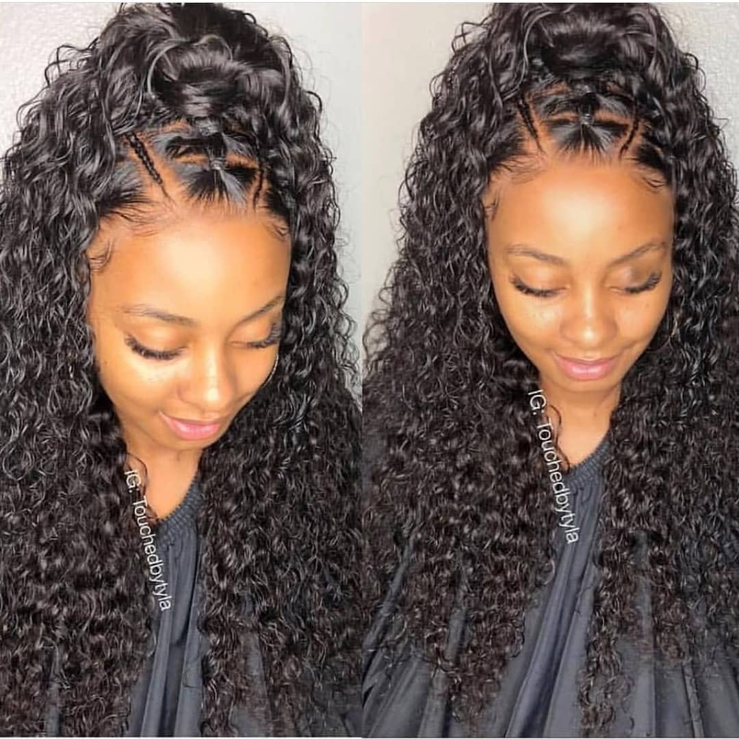 B Top Virgin Italian Curly 13x4 HD Wig Human Hair Wig 150/180 Density