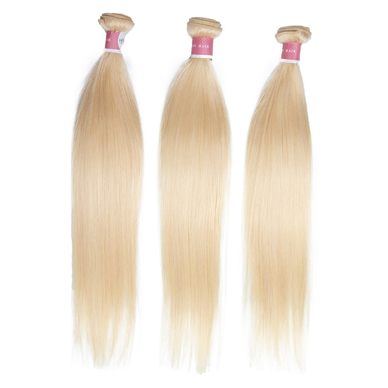 B Top Virgin 613 Blonde Straight Hair Extensions 1 Bundle