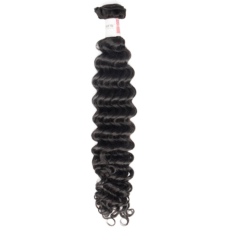 100% Top Virgin Hair Deep Wave Hair Extensions Bundle
