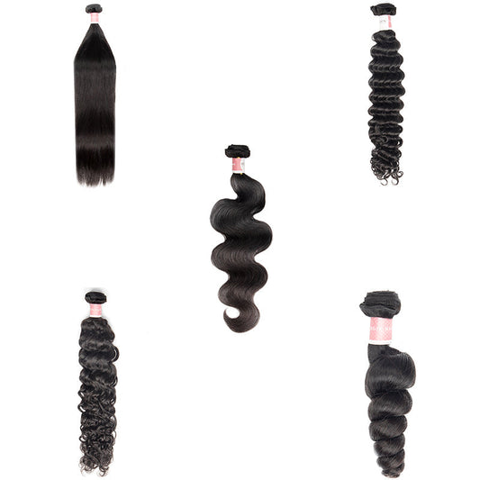 Top Virgin Hair Wholesale Package For Testing Hair - 5 Packs