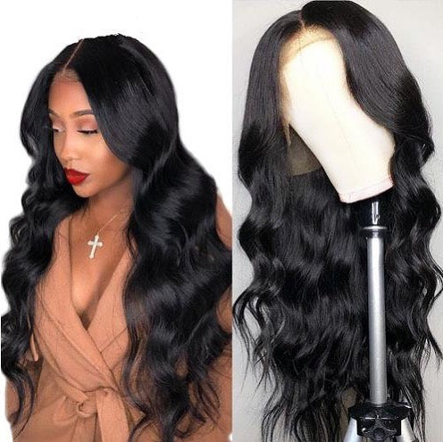 Top Virgin 13x6 Body Wave Lace Front Wig 150 Density with Baby Hair