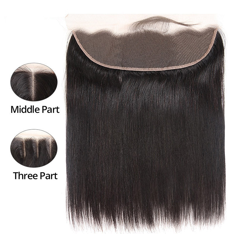 100% Top Virgin Hair Straight Hair 13x4 TP Lace Frontal