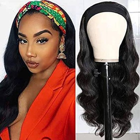 B Top Virgin Body Wave Headband Wig 150 Density