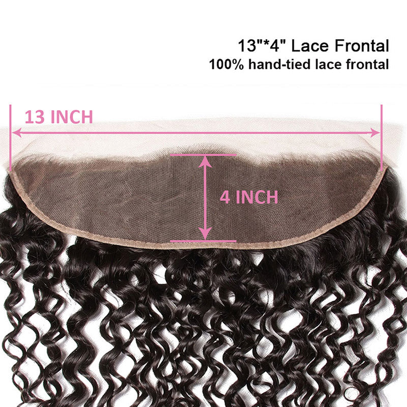 100% Top Virgin Hair Deep Wave 13x4 TP Lace Frontal