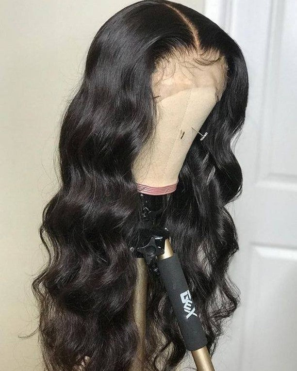 Top Virgin 13x6 Body Wave Lace Front Wig 150 Density with Baby Hair
