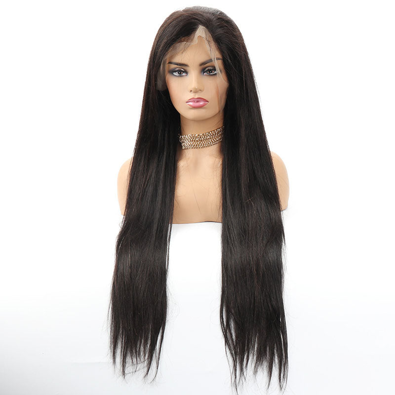 B Top Virgin Silky Straight 13x4 HD Wig Human Hair Wig 150/180 Density