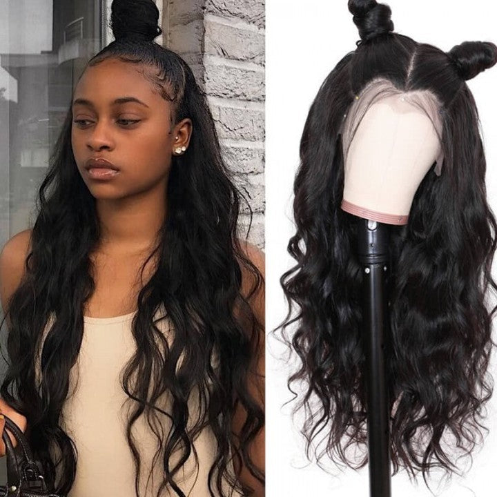 B Top Virgin Body Wave 13×4 Full Lace Wig 150 Density with Baby