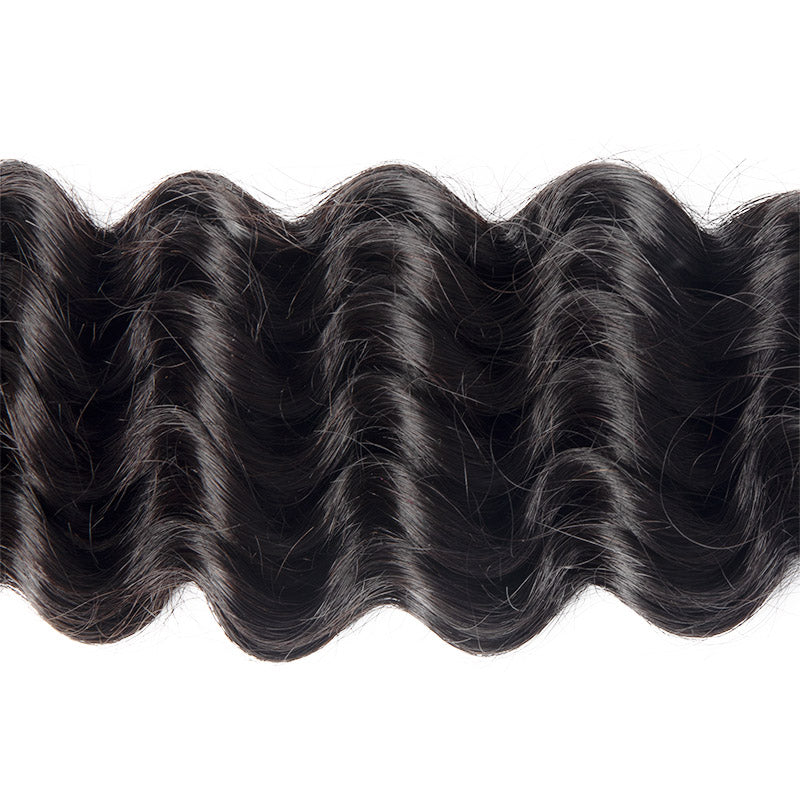 NF001 Top Virgin Hair Deep Wave Hair Extensions 1 Bundles