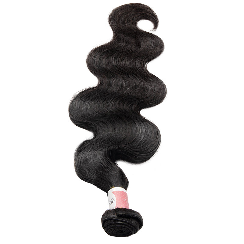 100% Top Virgin Hair Body Wave Hair Extensions 1 Bundle