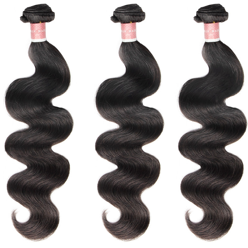 B Top Virgin Body Wave 3 Bundles with 13x4 HD Lace Frontal