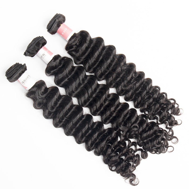 NF001 Top Virgin Hair Deep Wave Hair Extensions 1 Bundles