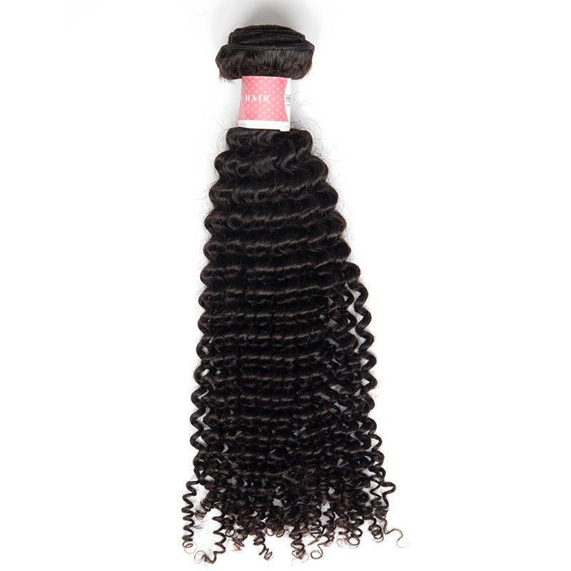 B Top Virgin Hair Kinky Curly Hair Extensions 1 Bundle