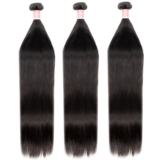 100% Top Virgin Hair Straight Hair Extensions 1 Bundles