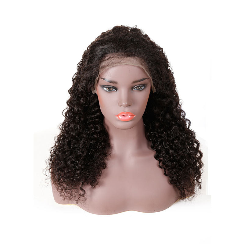 Top Virgin 13x6 Italian Curly Lace Front Wig 150 Density with Baby Hair