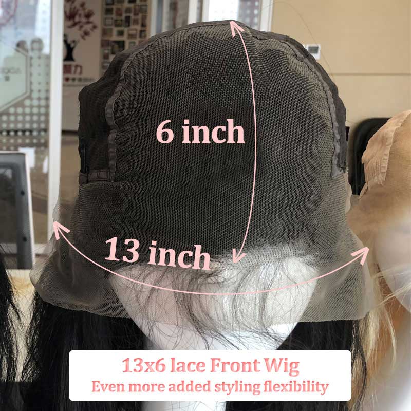 Top Virgin 13x6 Italian Curly Lace Front Wig 150 Density with Baby Hair